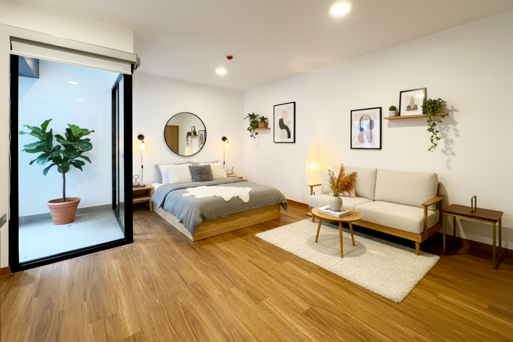 Proyección de decoración del departamento en alquiler en Magdalena, límite con San Isidro