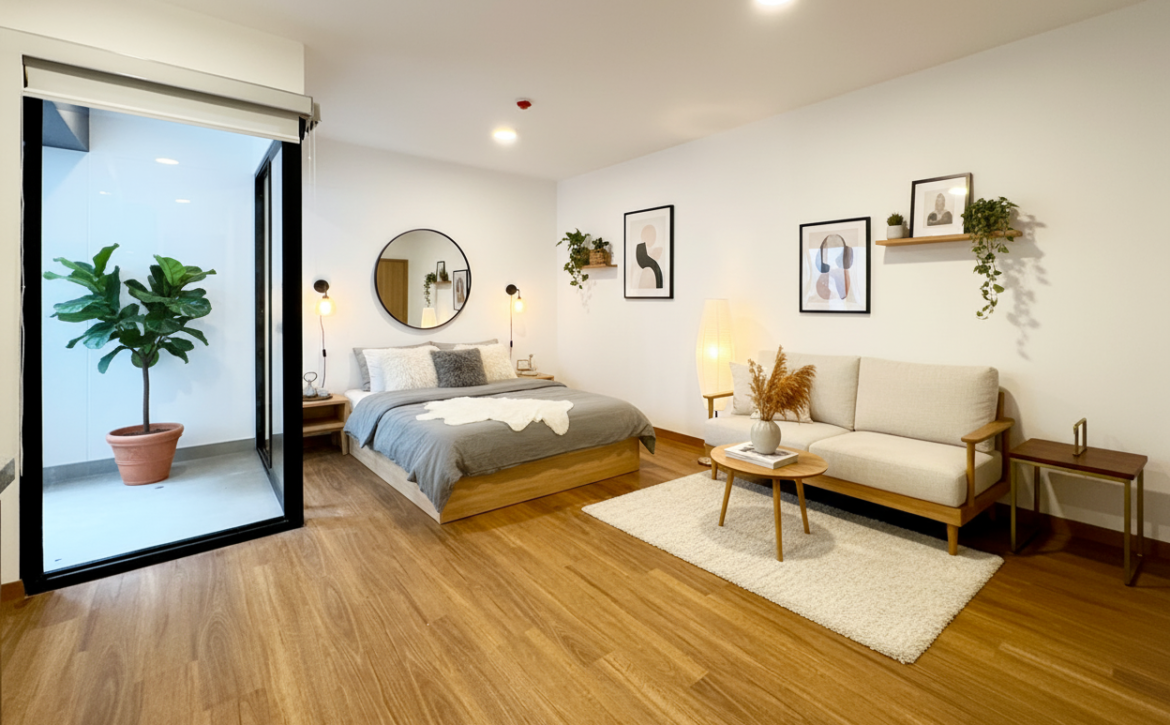 Proyección de decoración del departamento en alquiler en Magdalena, límite con San Isidro