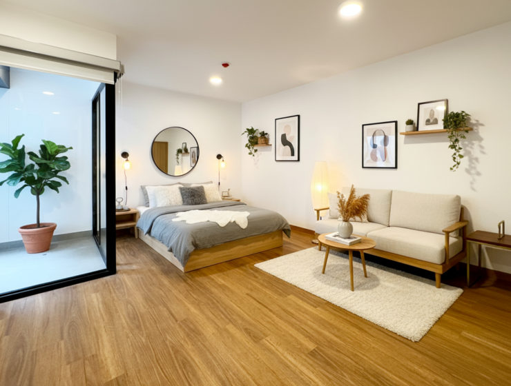 Proyección de decoración del departamento en alquiler en Magdalena, límite con San Isidro
