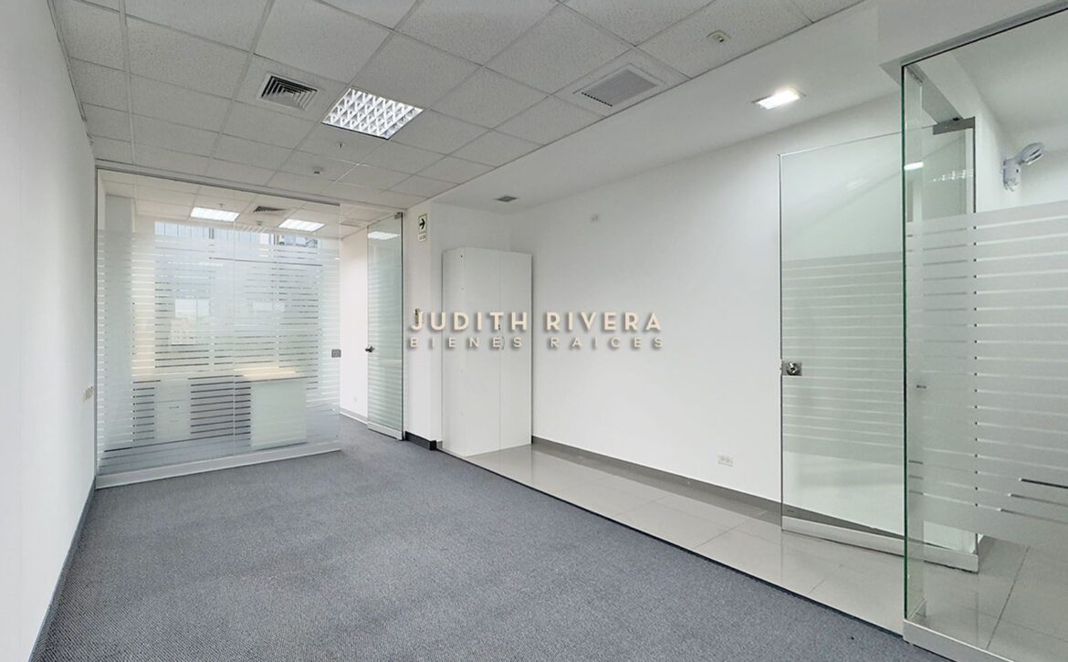 Oficina implementada con mobiliario de gerencia, oficina en alquiler en San Isidro